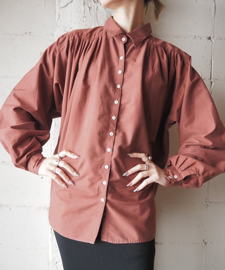 Many Button Gather Designs Shirts ORBR