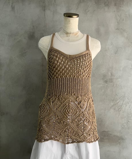 Macrame Knit Camisole BE