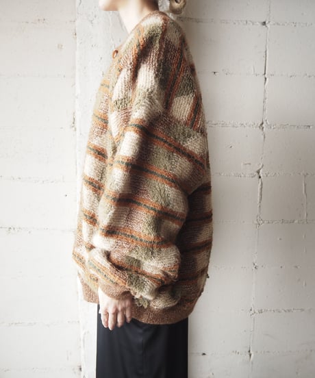 Check Knit Jacket ORBR