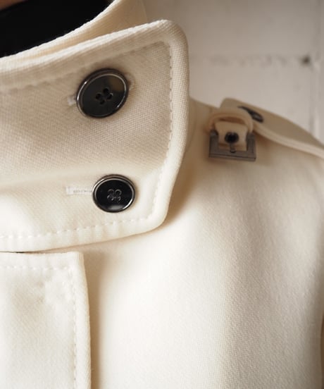 DOLCE & GABBANA Stand Collar Belted Jacket WH
