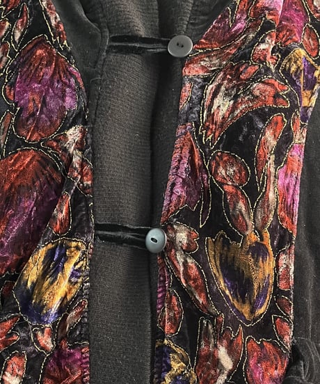 Velour Lame Design Jacket BKRE