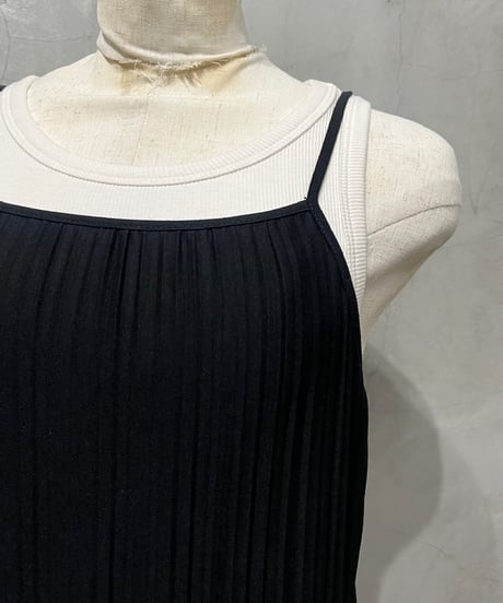 Pleated Camisole Dress BK