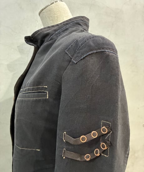 Marithé + François Girbaud Stand Collar Design Jacket BK