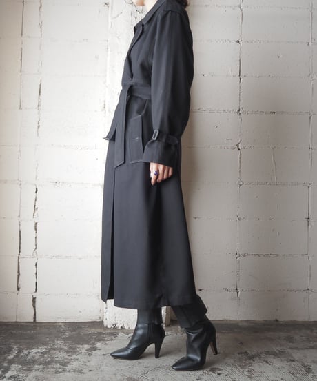 LONDON FOG Trench Coat BK
