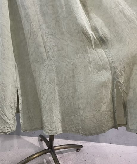 Slit Design Easy Gather Skirt LGN