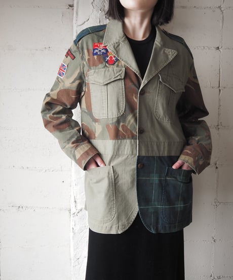 POLO RALPH LAUREN Crazy Pattern Military Jacket KA