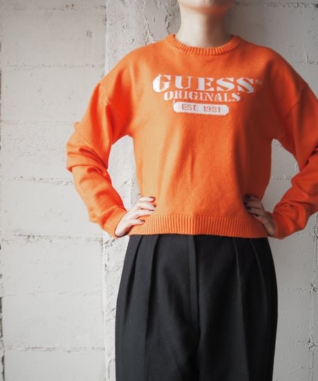 GUESS Logo Sweater OR
