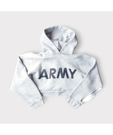 Remake Cropped Slash Hoodie GR