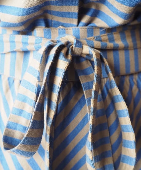 Stripe×Border Shirt Dress KABL