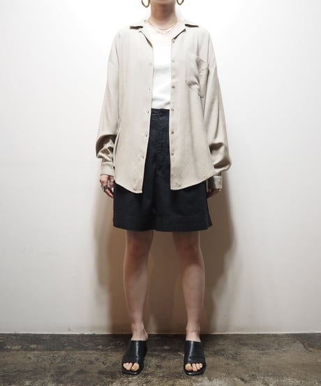 Open Collar Rayon Shirt BE
