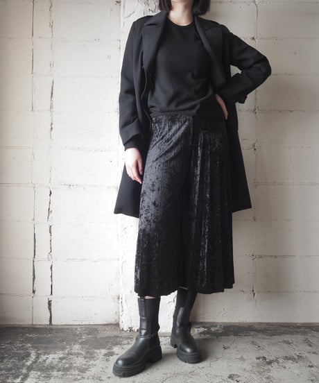 A.P.C. Double Breasted Wool Coat With Floral Liner BK