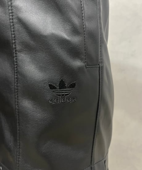 adidas Multi Way Fake Leather Pants BK