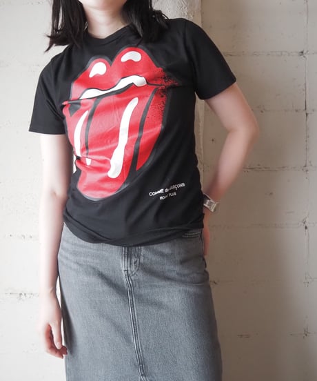 COMME des GARÇONS HOMME PLUS Rolling Stones Print Tee BK