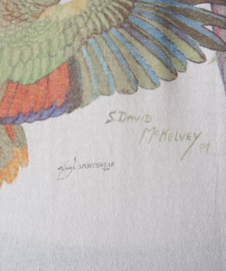 Bird Print Tee WH