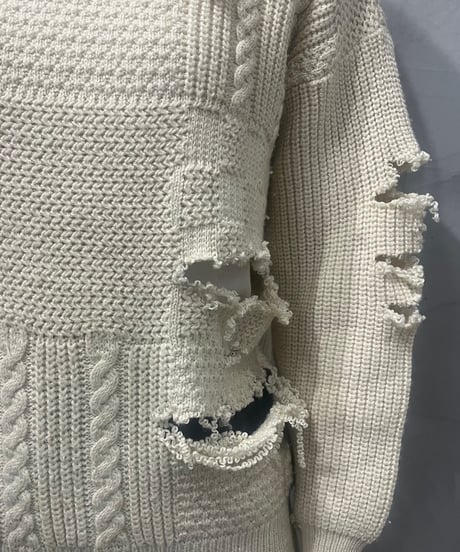Remake Crashed Fisherman Knit IV