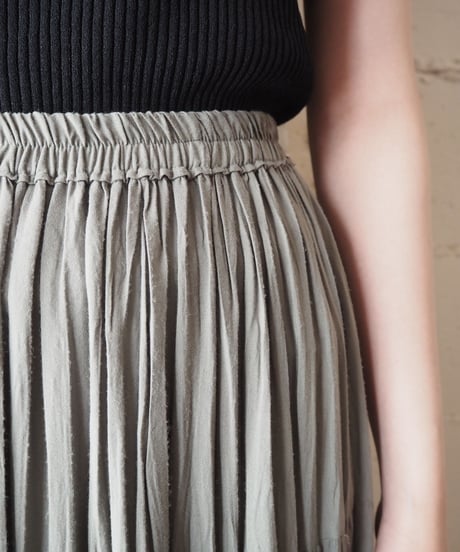 1980's Easy Tiered Long Skirt KA