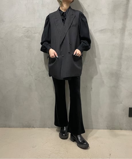 Remake Stripe Jacket Vest GRPUR