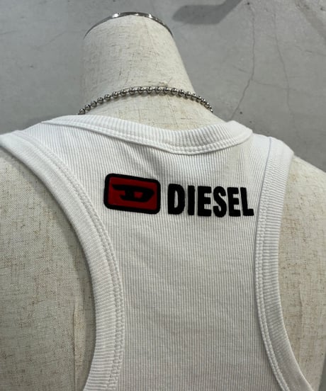 DIESEL Back Logo Tank WH