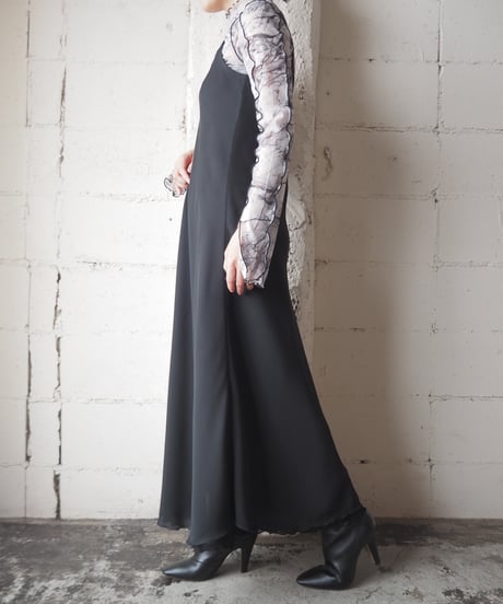 Metal Buckle Camisole Dress BK