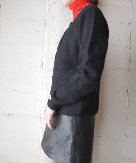 THE NORTH FACE Crew Neck Knit Jacket BK