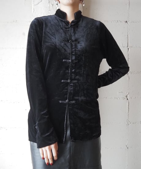 Velour China Shirt BK