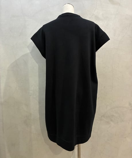 KARL LAGERFELD Sleeveless Pockets Dress BK