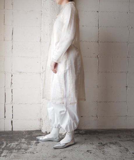 Open Collar Sheer Coat IV