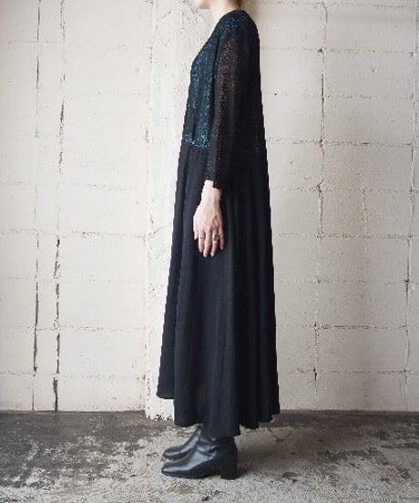 1950～60's Vintage Lace Dress BKBL