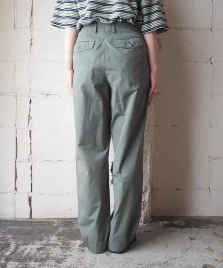 DRIES VAN NOTEN Two Tuck Wide Slacks Pants KA