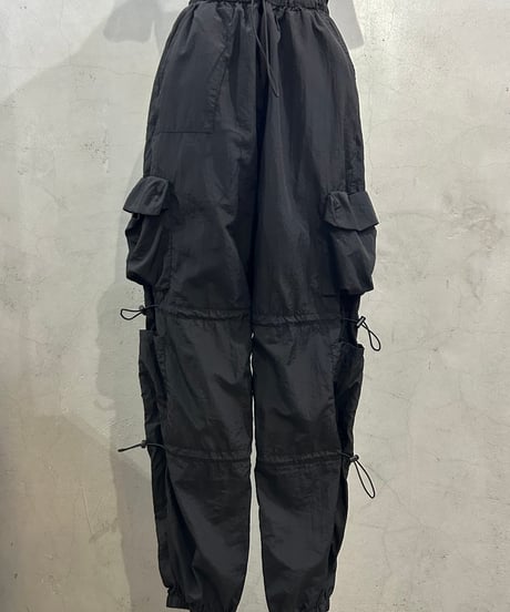 Drawstrings Cargo Jogger Pants BK