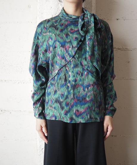 emanuel ungaro Feather Pattern Design Shirt GN