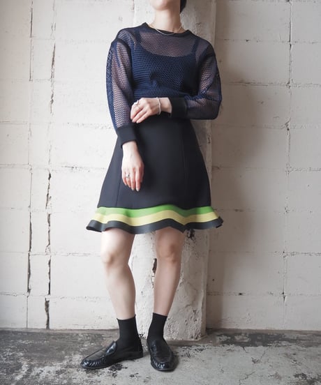 OHNE TITEL Mesh Knit Pullover NVBK