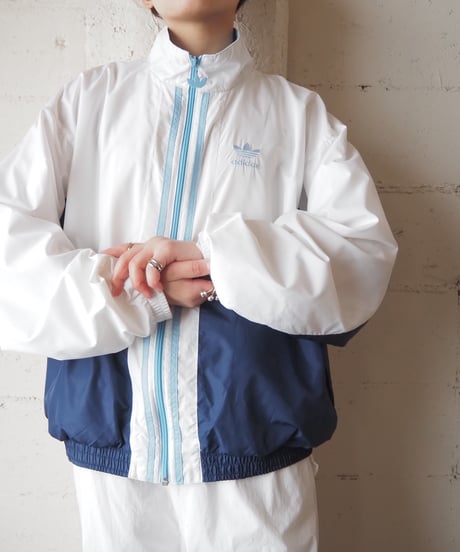 adidas Stand Collar Nylon Jacket LBLWHNV