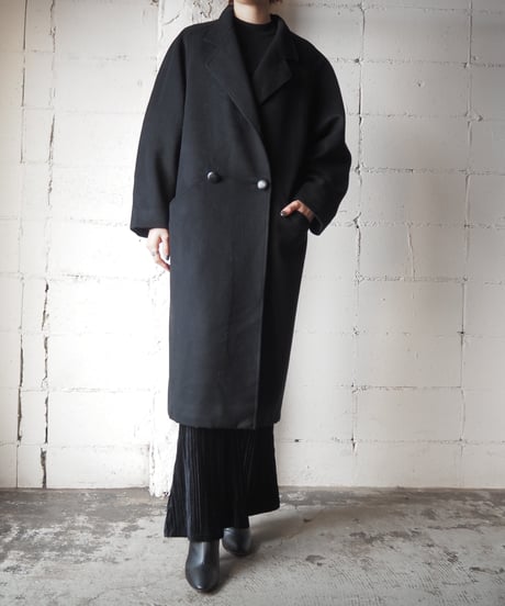 Raglan Sleeve Chester Coat BK
