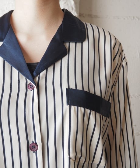 Calvin Klein Bicolor Pajama Shirt NVIV