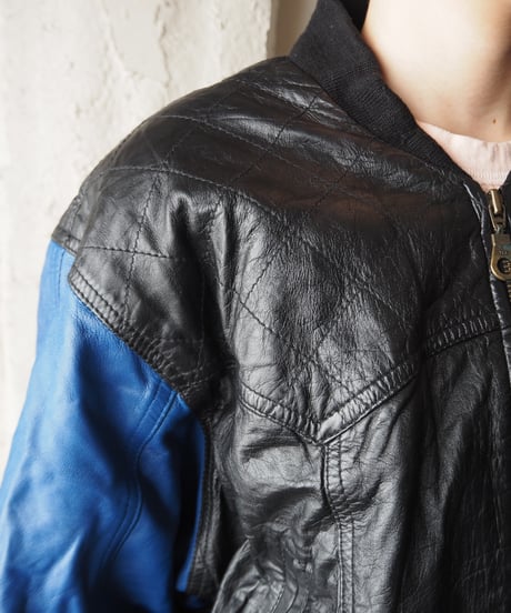 Bicolor Leather Jacket BKBL