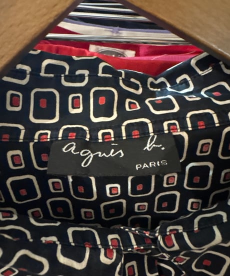 agnes b. Geometric Pattern Shirt BKREWH