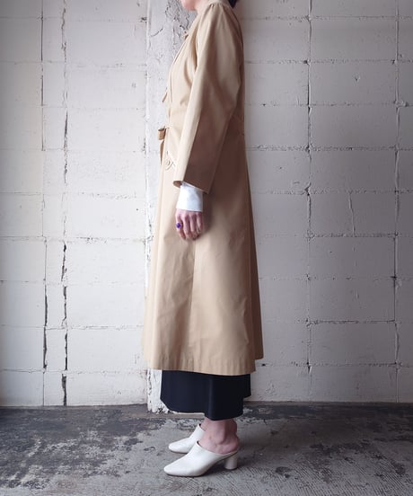 1970's Belted Soutien Collar Coat BE