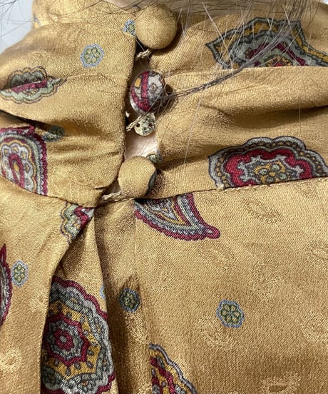 Stand Collar Small Pattern  Blouse BR