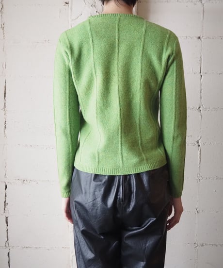 1960～70's Asymmetric Design Sweater YGN