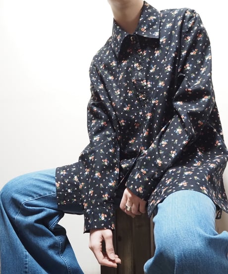 Flower Pattern Shirt BK