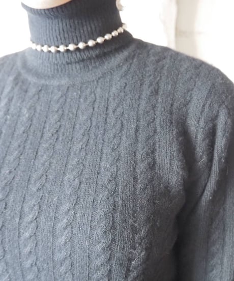 Ralph Lauren Turtle Neck Cable Knit NV