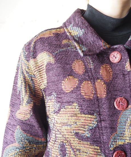 Flower Pattern Goblin Jacket PUR