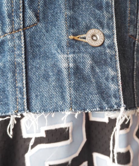 REMAKE Eddie Bauer Cutoff Denim Jacket BL