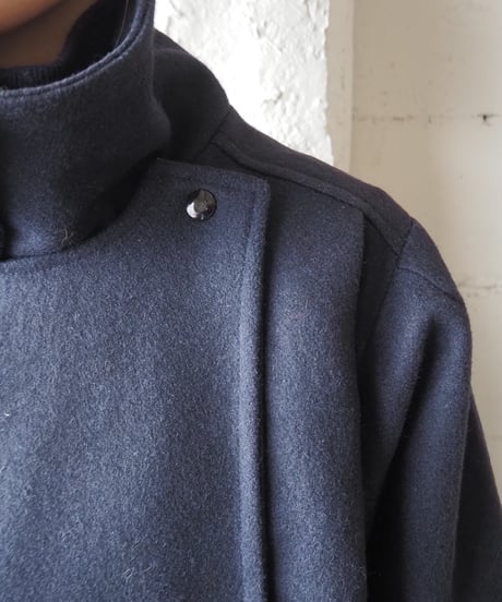 Stand Collar Double Breasted Coat NV