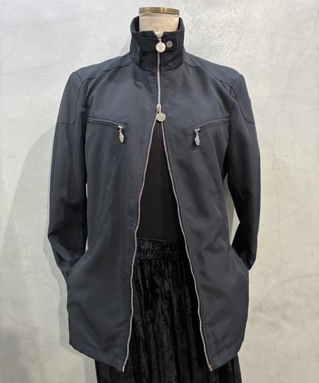 MONCLER Stand Collar Belted Jacket BK