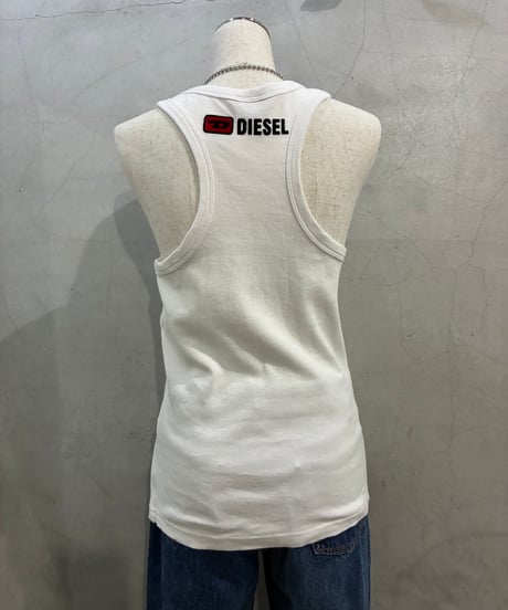 DIESEL Back Logo Tank WH