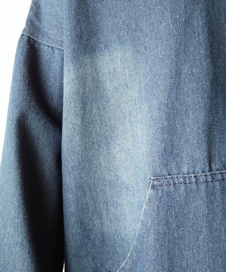 Hooded Denim Dress BL