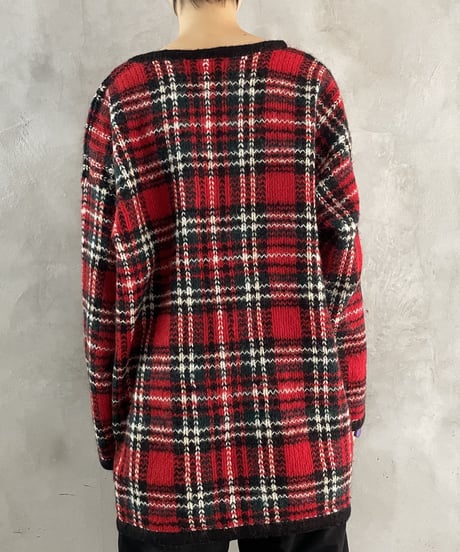 Design Check Mohair Knit REBK