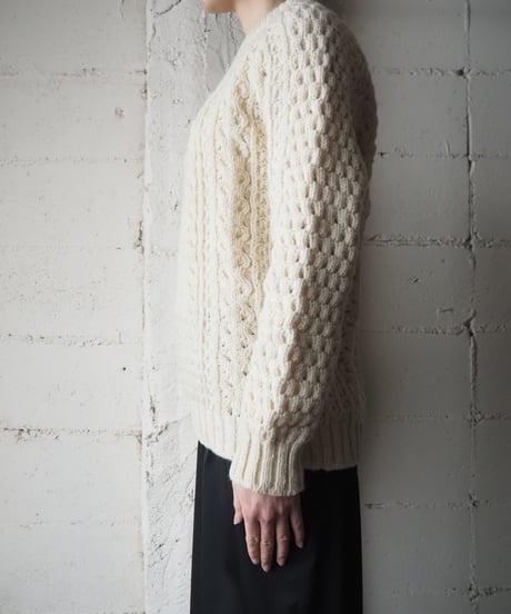 Raglan Sleeve Fisherman Sweater IV